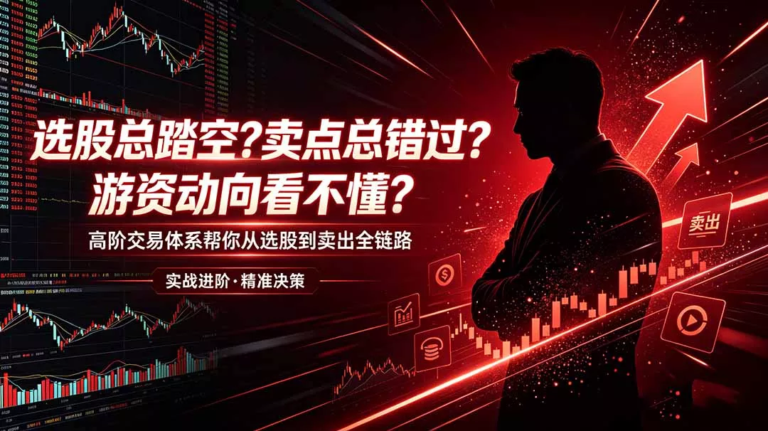 选股总踏空？卖点总错过？游资动向看不懂？高阶交易体系帮你从选股到卖出全链路(更新6月 一点学习助手-零基础自学教程-副业项目-兴趣学习-网盘拉新平台-英语启蒙项目资源网