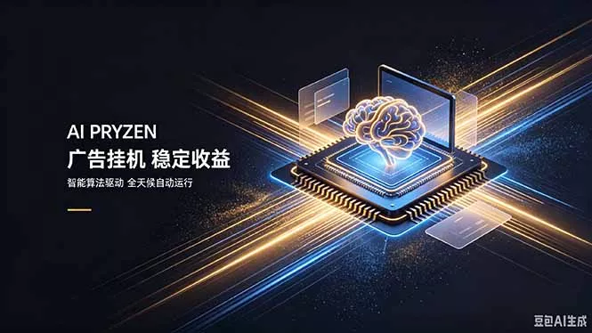 AI Pryzen 广告挂机｜24小时自动跑，日入300-500，新手零门槛 一点学习助手-零基础自学教程-副业项目-兴趣学习-网盘拉新平台-英语启蒙项目资源网