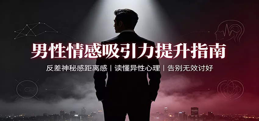 男性情感吸引力提升指南：反差神秘感距离感，读懂异性心理，告别无效讨好 一点学习助手-零基础自学教程-副业项目-兴趣学习-网盘拉新平台-英语启蒙项目资源网