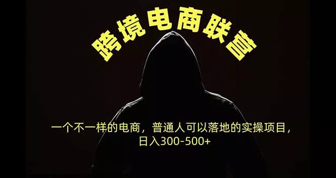 跨境电商联营，一个不一样的电商，普通人可操作日入300-500+ 一点学习助手-零基础自学教程-副业项目-兴趣学习-网盘拉新平台-英语启蒙项目资源网