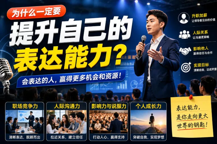 付费文章：为什么一定要提升自己的表达能力？ 一点学习助手-零基础自学教程-副业项目-兴趣学习-网盘拉新平台-英语启蒙项目资源网