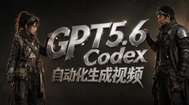 GPT5.6+Codex自动化视频生成：提示词设计×角色设定×封面海报×工作流思路，高效产出AI视频 一点学习助手-零基础自学教程-副业项目-兴趣学习-网盘拉新平台-英语启蒙项目资源网