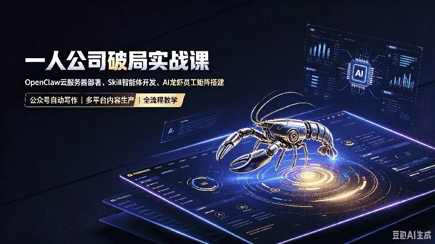 一人公司破局实战课｜OpenClaw云服务器部署、Skill智能体开发、AI龙虾员工矩阵搭建，公众号自动写作与多平台内容… 一点学习助手-零基础自学教程-副业项目-兴趣学习-网盘拉新平台-英语启蒙项目资源网