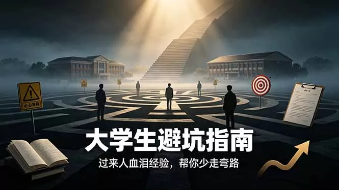 付费文章：大学生避坑指南 ，过来人血泪经验，帮你少走弯路 一点学习助手-零基础自学教程-副业项目-兴趣学习-网盘拉新平台-英语启蒙项目资源网