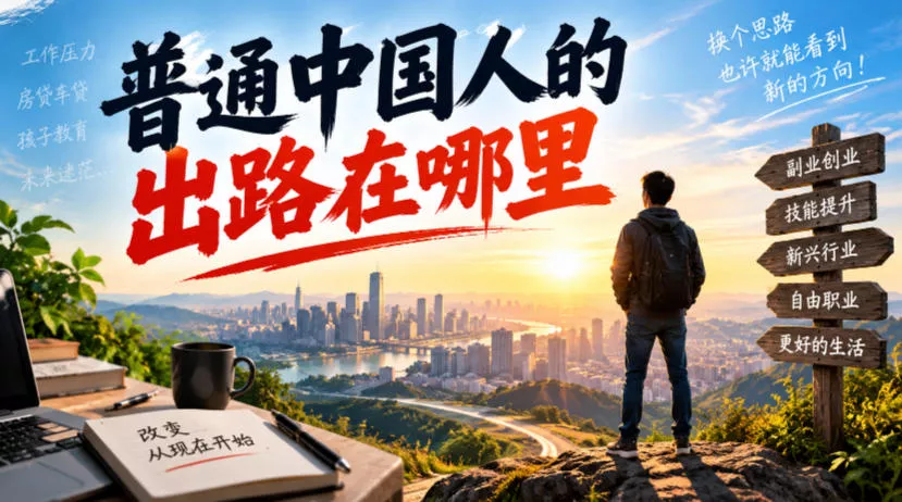 付费文章：普通中国人的出路在哪里 一点学习助手-零基础自学教程-副业项目-兴趣学习-网盘拉新平台-英语启蒙项目资源网